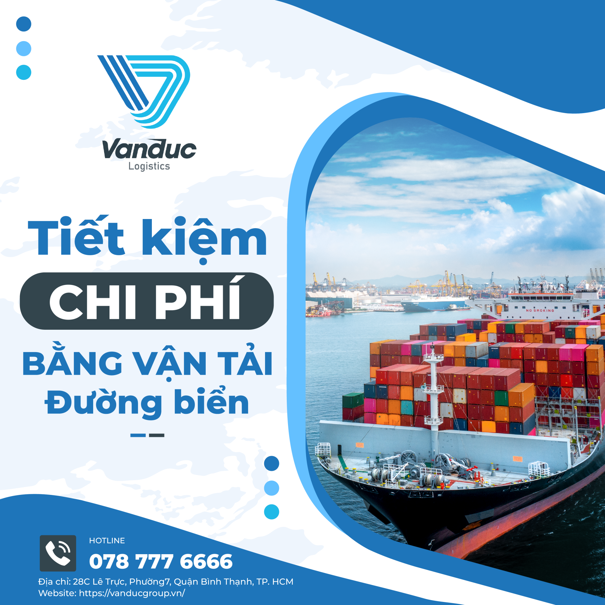TIẾT KIỆM CHI PHÍ BẰNG VẬN TẢI ĐƯỜNG BIỂN
