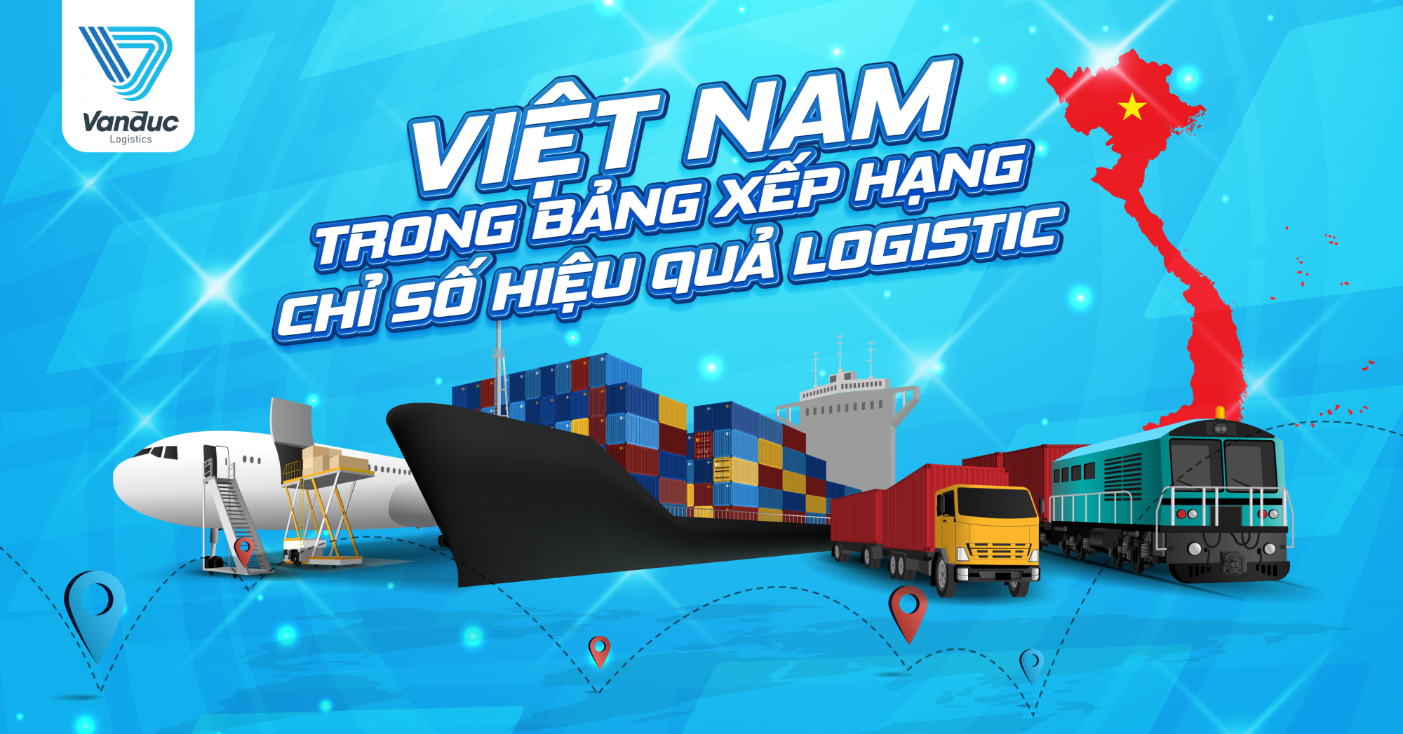VIỆT NAM ĐỨNG THỨ 43 TRONG BẢNG XẾP HẠNG CHỈ SỐ HIỆU QUẢ LOGISTICS