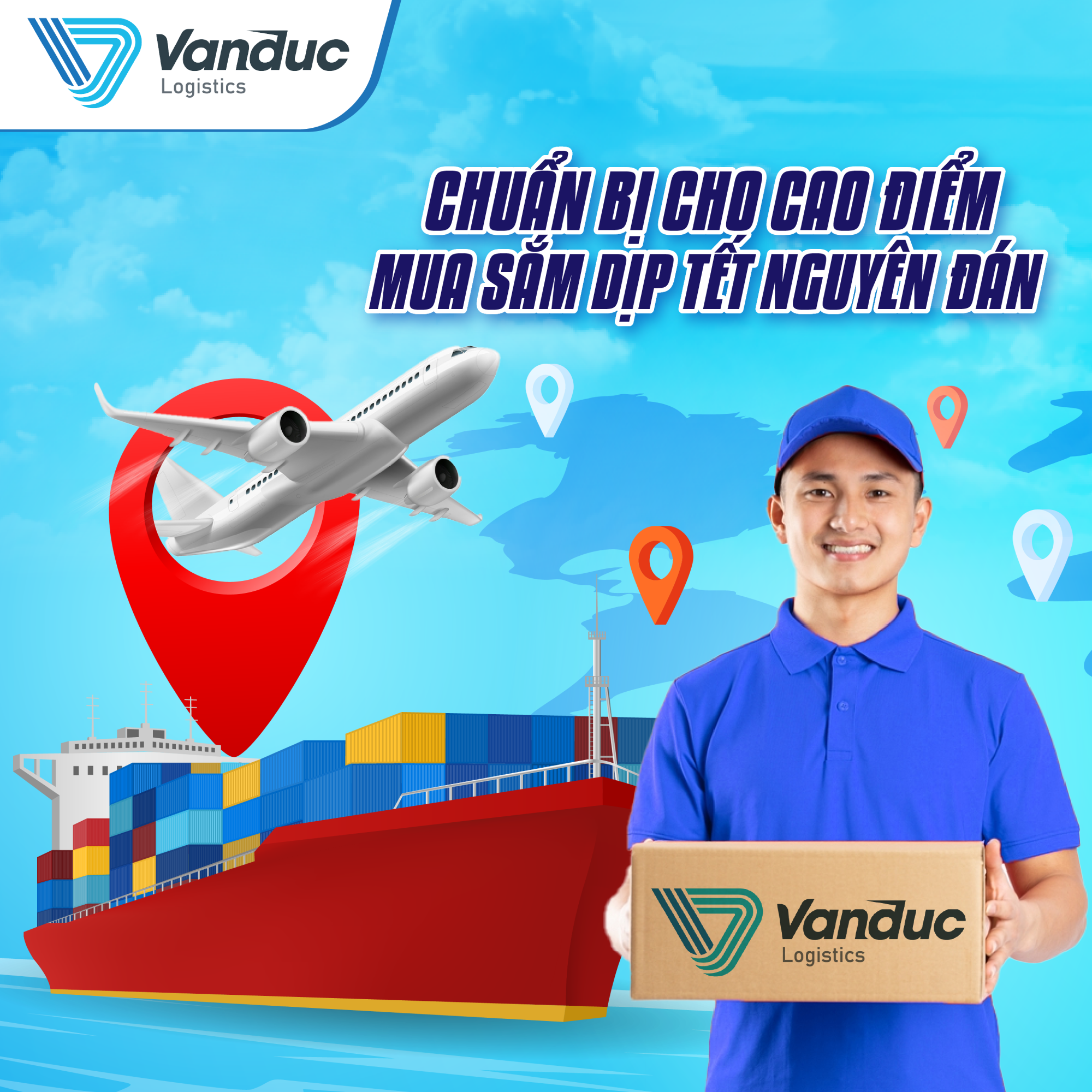 NGÀNH LOGISTICS CHUẨN BỊ CHO CAO ĐIỂM MUA SẮM DỊP TẾT NGUYÊN ĐÁN